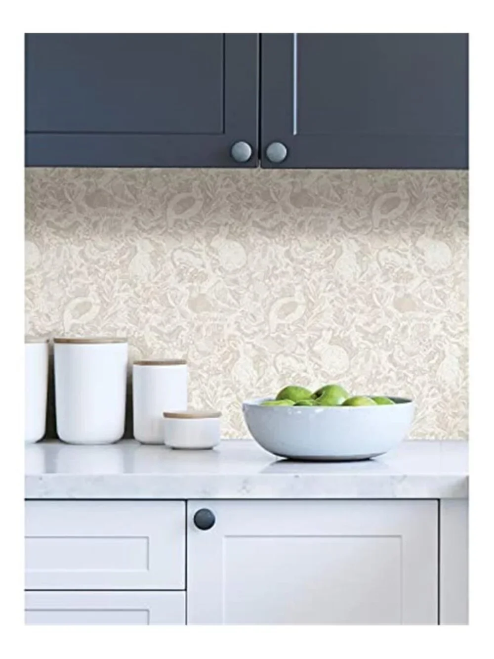 Peel Stick Wallpaper Cream Forest Removable Self Adhesive Neutral Boho Wall